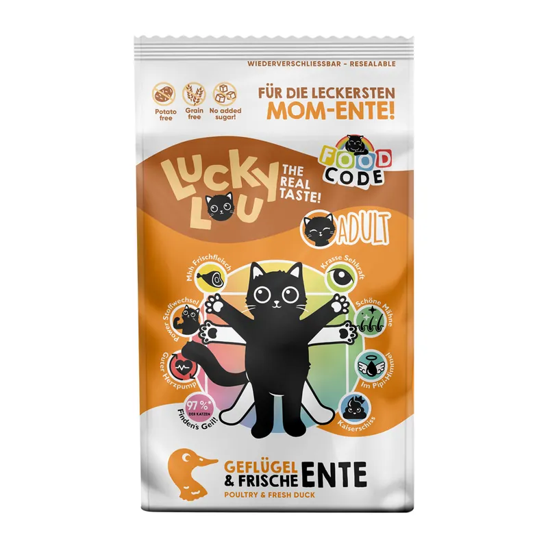 Lucky Lou Adult Geflügel & Ente 1,7 kg Geprüft